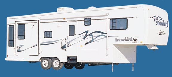 Exterior shot of a SnowBird Select Edition