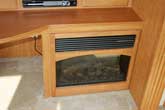 Optional fireplace