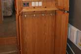 Coat closet open
